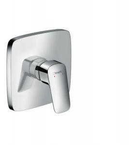 Bateria natryskowa podtynkowa Hansgrohe Logis srebrny