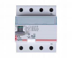 LEGRAND Wyłącznik różnicowoprądowy P304 4P 40A 30MA TYP A TX3