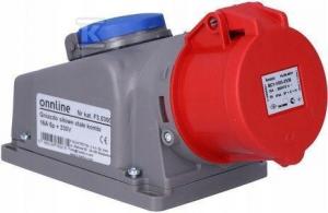 ONNLINE Gniazdo siłowe stałe kombi 16A 5p + 230V ONNLINE
