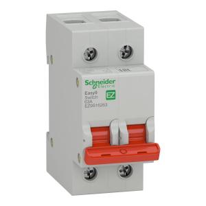 Rozłącznik izolacyjny Easy9 Pro, EZ9S-63-2 63A 2-biegunowy