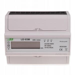 F&F Licznik energii elektrycznej MODBUS RS-485 -trójfazowy LE-03M
