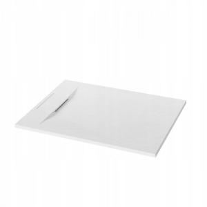 BRODZIK PRYSZNICOWY PROSTOKĄTNY ALVERO INVENA TREND, 80X110 CM BIAŁY