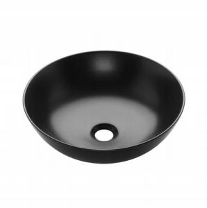 INVENA UMYWALKA NABLATOWA TINOS INVENA TREND, 39,5 CM, CZARNY PÓŁMAT