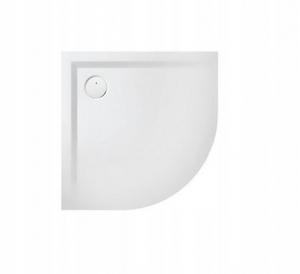 Brodzik min półokrągły SANPLAST Space Mineral BP-M/SPACE 80x80x1,5 biały