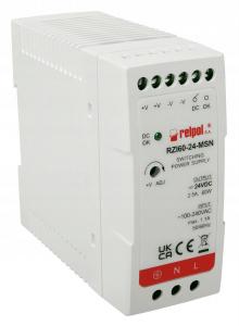 RELPOL Zasilacz impulsowy 60 W, 24 V DC RZI60-24-MSN