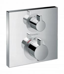 HANSGROHE Bateria termostatowa Hansgrohe Ecostat Square do 2 odbiorników