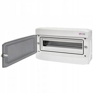 ETI Obudowa natynkowa 18 mod. IP65 drzwi transparentne ECH-18PT
