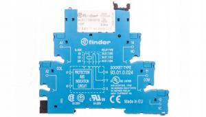 FINDER Przekaźnikowy moduł sprzegający 1P 6A cewka 24VAC/DC