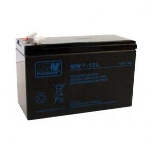 MPL POWER MW Power Akumulator AGM AGM 12V/7Ah 6-9 lat (szeroki konektor)