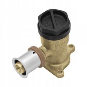 Kolano ścienne mosiężne z uszami GW ultraPRESS - 20 Rp1/2 L = 41 mm