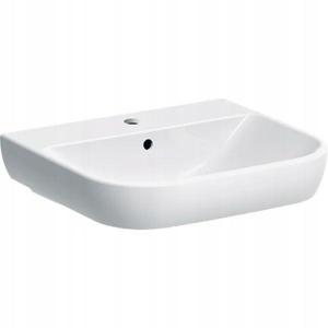 Umywalka Smyle, B55 cm, H16.5 cm, T48 cm, z przelewem, z otworem na baterię