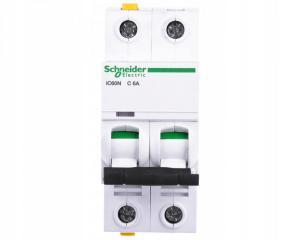 SCHNEIDER ELECTRIC Wyłącznik nadprądowy iC60N-C6-2 C 6A 2-biegunowy