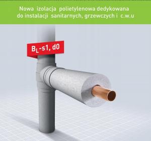 TUBOLIT DG PLUS izolacja polietylenowa otulina o grubości 20 mm z klasa pal