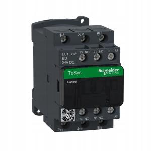 SCHNEIDER ELECTRIC Stycznik mocy TeSys D AC3 12A 3P 1NO 1NC cewka 24VDC