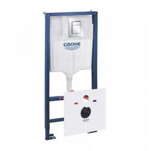 Stelaż do WC GROHE Rapid SL 5w1 w komplecie: stelaż+Fresh+przycisk Skate