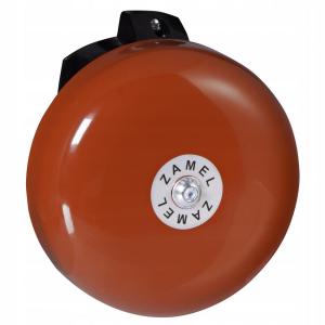 Dzwonek szkolno-alarmowy mały, elektromechaniczny, DNS-212M 230V, czerwony