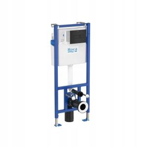 ROCA Zestaw Stelaż podtynkowy DUPLO WC NOVA z przyciskiem PL NV1 czarny mat