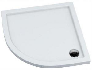 ONNLINE Brodzik akrylowy Onnline 90x90x5 cm R55 półokrągły