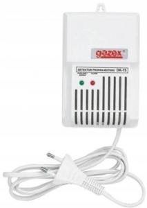 Domowy detektor propan-butanu DK-15 propan-butan, alarm 15% DGW, wyj.do syr