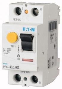 EATON Wyłącznik różnicowoprądowy 6kA PF6-40/2/003
