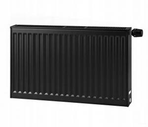 Polski grzejnik stalowy PURMO CV21 900x900 DOLNY V 21 CZARNY RAL 9005