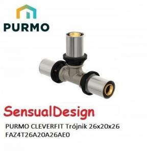 PURMO Trójnik redukcyjny PURMO CLEVERFIT 26x20x26