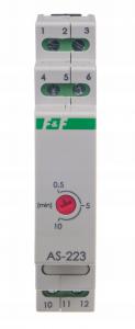 F&F Automat schodowy AS-223 przeciwblokadą, Un=230V, I=16A, 1 moduł