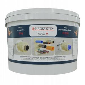 Pasta ogniochronna PiroCoat A, opakowanie handlowe 3kg PIROSYSTEM_ONNLINE