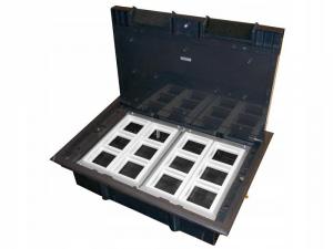 Puszka podłogowa (floorbox) 12M (45x45) regulowana głębokość, do podłogi te
