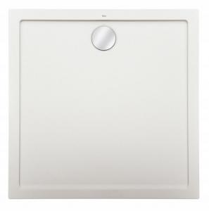 Brodzik konglomeratowy STONEX kwadratowy 80x80x3.5cm ROCA AERON zaw syfon