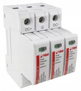 Ogranicznik przepięć typ T1+T2, 3 bieguny, 1000 V DC, Iimp: 9kA (10/350), I