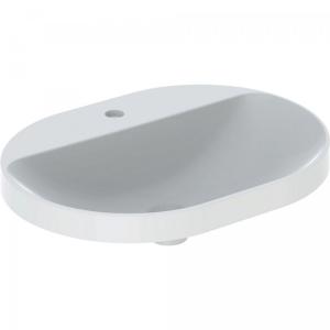 Umywalka Variform wpuszczana w blat, eliptyczna, B60 cm, H17.8 cm, T45 cm,