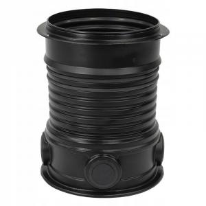 Nadbudowa teleskopowa DN 600 470-950 mm z wypłaszczeniami, kolor czarny