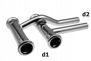 KAN-therm Trójnik redukcyjny mijankowy Steel - 18/15