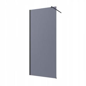 INVENA KABINA WALK-IN II TREND 100X200CM GRAFIT 8MM SHINY-GLASS CZARNY