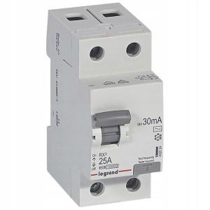LEGRAND Wyłącznik różnicowoprądowy RX3 2P 25A 30MA TYP AC