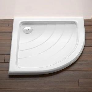 Brodzik akrylowy Ravak Ronda- półokrągły 80 cm typu LA-do instalacji na nóż