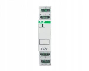 F&F Przekaźnik elektromagnetyczny PK-3P 230V AC, styk: 3P I=3x8A, 1 moduł