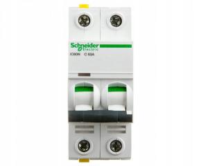 SCHNEIDER ELECTRIC Wyłącznik nadprądowy iC60N-C63-2 C 63A 2-biegunowy