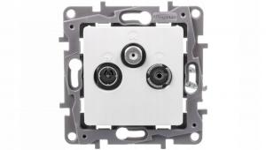 LEGRAND Gniazdo TV-RD-SAT zakończeniowe 10 DB biały NILOE