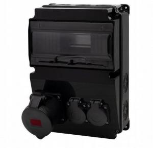 Rozdzielnica LAGO 10M SCENIC - gniazda proste 16A 5p, 2x230V, 10 modułów, k
