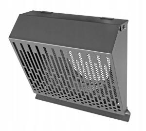 AWENTA Wyrzutnia ścienna metalowa fi250, grafitowy