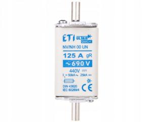 ETI Wkładka topikowa ultraszybka M00UQU-N/125A/690V