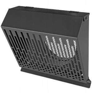 AWENTA Wyrzutnia ścienna metalowa fi200, grafitowy