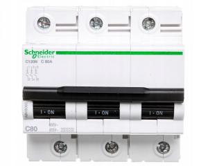 SCHNEIDER ELECTRIC Wyłącznik nadprądowy C120N-C80-3 C 80A 3-biegunowy