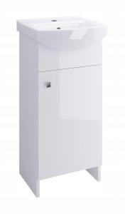 Zestaw Meblowy C11 BASIC 40,biały szafka z umywalką do samodzielnego montaż