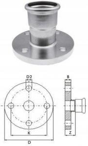 KAN-therm Kołnierz PN16 Inox - 88.9 DN80